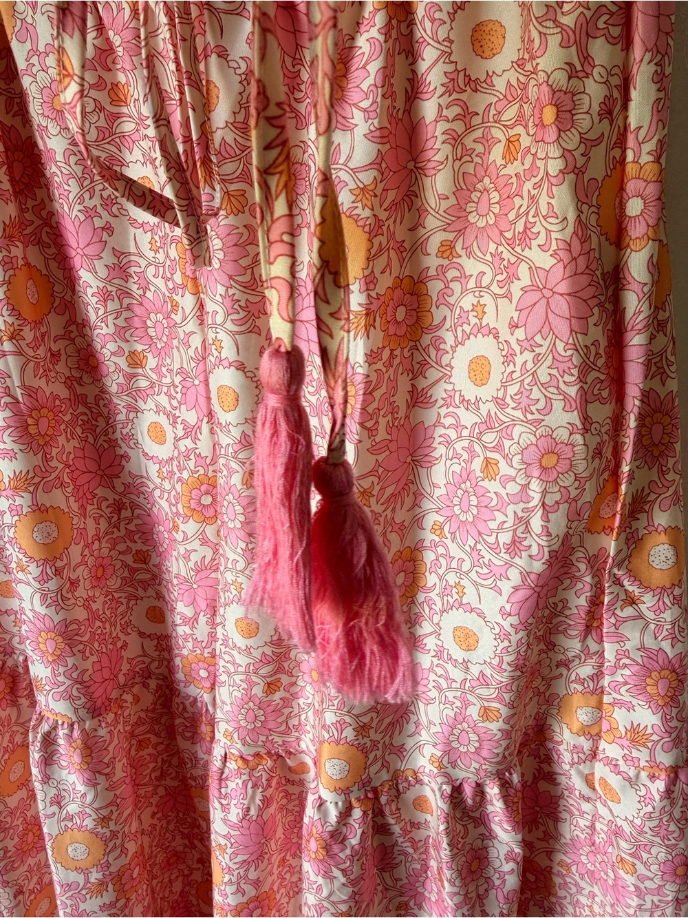 Floral Print Wide Leg Pants - Picture 5 of 5